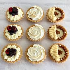 Mini tartas individuales decoradas